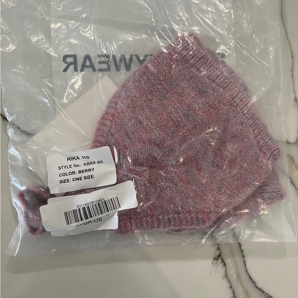 RUVE Rika Knit Top in Berry (Rare Color) - Picture 9 of 11